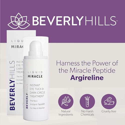 Beverly Hills Instant Facelift Anti Aging Eye Serum Treatment for Dark Circles, Puffy Eyes, Wrinkles, Under Eye Bags, Fine Lines, and Crows Feet | 30mL (120 Days Supply)