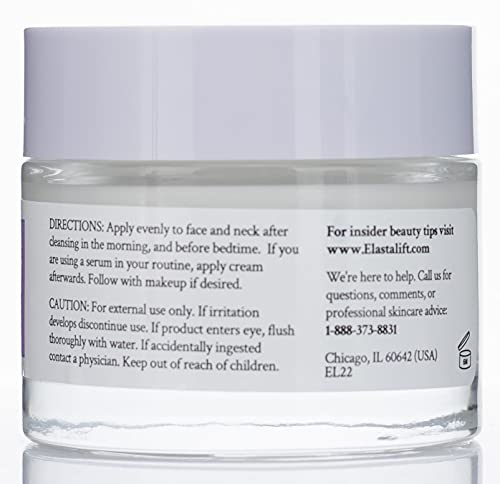 Elastalift Collagen Cream Anti Aging Plumping Lotion For Face | Concentrated Facial Collagen Lotion Skin Care Moisturizer Gel Helps Firm + Smooth Wrinkles & Fine Lines, Collagen Face Cream, 2 Fl Oz