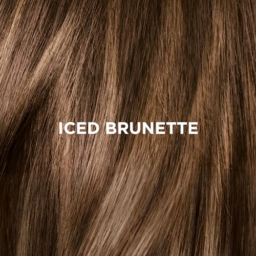 L’Oréal Paris Feria Toner, Long Lasting Anti-Brass Hair Toner for Brunettes, Vegan and Ammonia-Free Hair Care Formula, Iced Brunette, 1 Kit