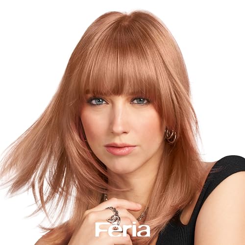 L'Oreal Paris Feria Multi-Faceted Shimmering Permanent Hair Color, High Intensity Hair Dye for 3X Highlights, 82 Strawberry Blonde, 1 Hair Dye Kit