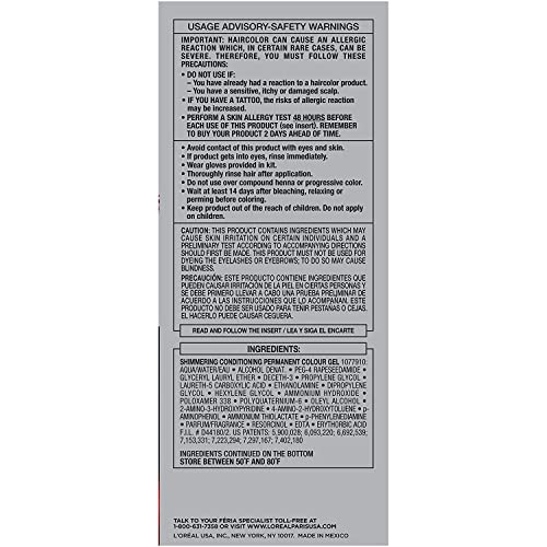 L'Oreal Paris Feria Multi-Faceted Shimmering Color3x Highlights#41 Rich Mahogany Hair Color For Women 1 Application