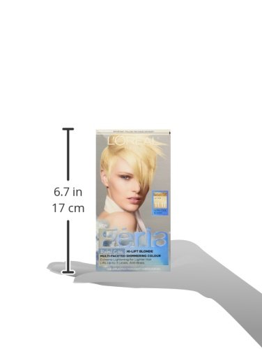 L'Oreal Paris Feria Multi-Faceted Shimmering Permanent Hair Color, 11.11 Icy Blonde (Ultra Cool Blonde), Pack of 1, Hair Dye