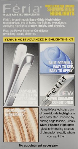 L'Oréal Paris Feria Multi-Faceted Shimmering Permanent Hair Color, C100 Star Lights Extreme (Highlighting Kit), 1 kit Hair Dye