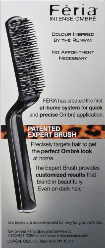 L'Oreal Paris Feria Brush-On Intense Ombre Effect Hair Color, 030 for Black Hair