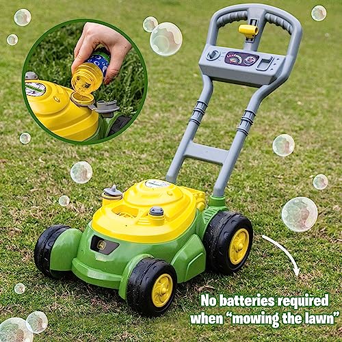 John Deere Bubble-N-Go Toy Lawn Mower