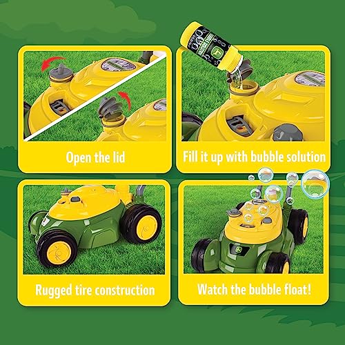 John Deere Bubble-N-Go Toy Lawn Mower