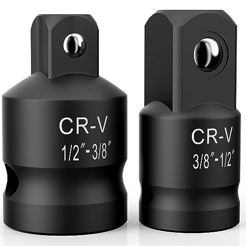 2PCS Impact Socket Adapter Reducer Set, Mechanic Tools