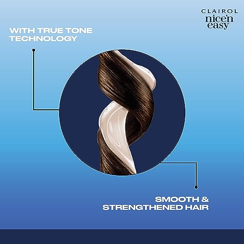 Clairol Nice'n Easy Permanent Hair Dye, 8S Soft Silver Hair Color, Pack of 1