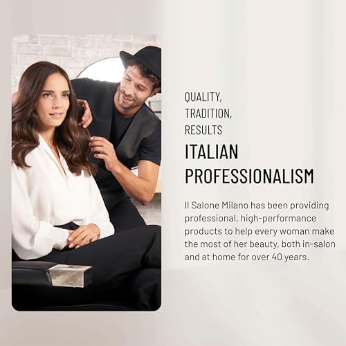 Il Salone Milano Plex Rebuilder Permanent Hair Color Cream - 7.4 Copper Blonde Professional Hair Dye Kit for a Natural Gloss & Glaze - Paraffin, Paraben, and Alcohol Free