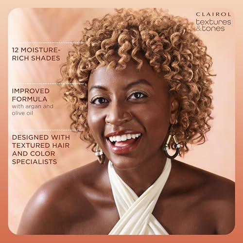 Clairol Textures & Tones Permanent Hair Dye, 5G Caramel Brown Hair Color, Pack of 1