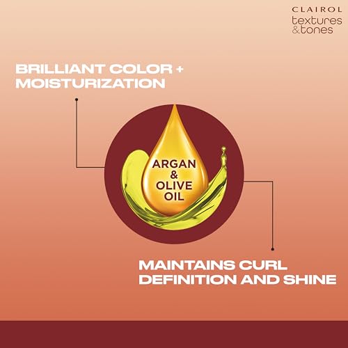 Clairol Textures & Tones Permanent Hair Dye, 5G Caramel Brown Hair Color, Pack of 1