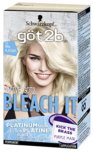 Got2b Bleach It Permanent Hair Color, 00A Ultra Platinum