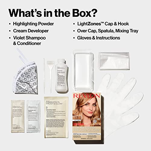 Revlon Permanent Hair Color, Permanent Hair Dye, Color Effects Highlighting Kit, Ammonia Free & Paraben Free, 30 Honey, 8 Oz, (Pack of 1)