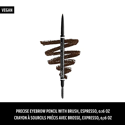 NYX PROFESSIONAL MAKEUP Micro Brow Pencil, Eyebrow Pencil - Espresso