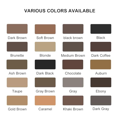 Eyebrow Pencil,2-in-1 Waterproof Eyebrow Pen with 4 Tip Brow Pen and Ultra-Precise Brow Pencil,with Dual-ended Eyebrow Brush,Eyebrow Makeup for Natural Looking Eyebrows-Dark Brown