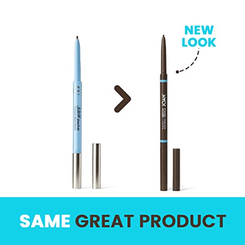 JOAH Brow Down To Me Precision Brow Pencil with Built-In Spoolie, Light Brunette