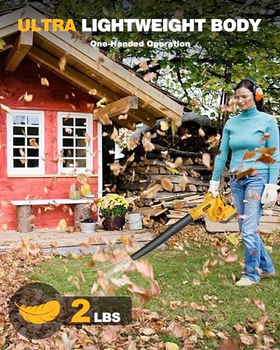 ADOTOCAM Cordless Leaf Blower for Dewalt 20V Max
