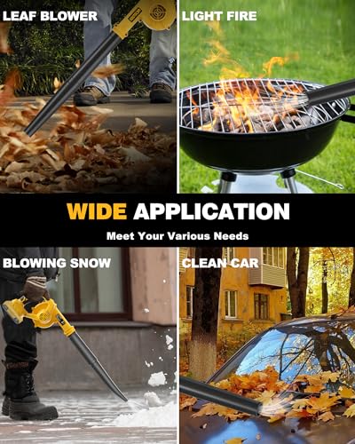 ADOTOCAM Cordless Leaf Blower for Dewalt 20V Max