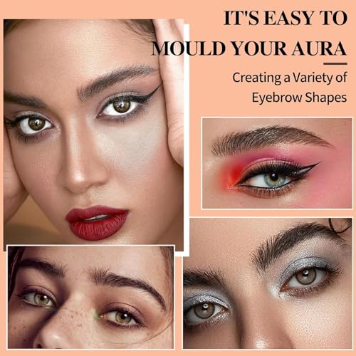 2024 New 2PCS 3D Magic Microblading Eyebrow Pencil, 4 Head Split Waterproof Long lasting Wild Eyebrow Pencil,Upgrade Fine Stroke Eyebrow Pen Makeup Eyebrow Pencil Stay on All Day (Dark Brown)