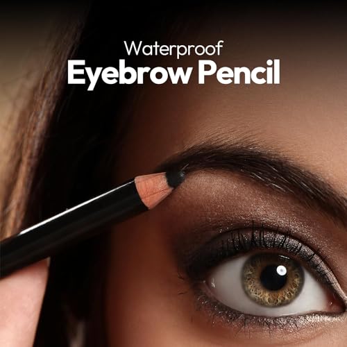 Sorme Natural Definitive Waterproof Eyebrow Pencil 0.04 oz | Smudgeproof Soft Gray Eye Brow Pencil | Dual Purpose Brow Pencil and Brush Combo | High Definition Waterproof Eyebrow Makeup