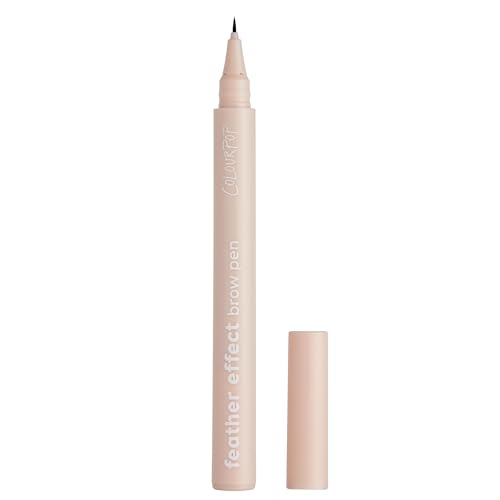ColourPop Feather Effect Brow Pen - Eyebrow Pen with a Micro-Fine Tip & All Day Wear - Smudge-Free, Water-Resistant Formula for Fuller, Natural-Looking Brows - Light Brown (0.03 oz)