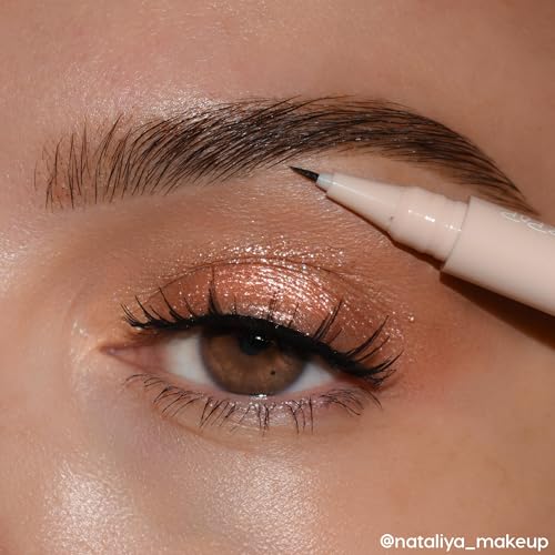 ColourPop Feather Effect Brow Pen - Eyebrow Pen with a Micro-Fine Tip & All Day Wear - Smudge-Free, Water-Resistant Formula for Fuller, Natural-Looking Brows - Light Brown (0.03 oz)