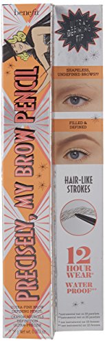 Benefit Precisely My Brow Pencil Ultra Fine Brow Defining, No. 4, Medium, 0.002 Ounce