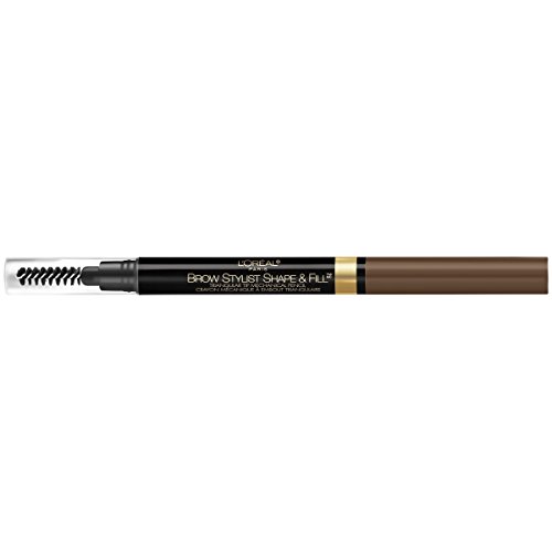 L'Oreal Paris Brow Stylist Shape & Fill Mechanical Eye Brow Makeup Pencil, Brunette, 0.008 oz.