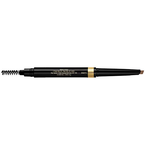 L'Oreal Paris Brow Stylist Shape & Fill Mechanical Eye Brow Makeup Pencil, Brunette, 0.008 oz.