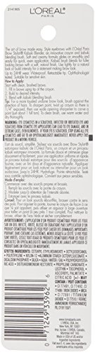 L'Oreal Paris Brow Stylist Kabuki Blender Brow Crayon, Brunette, 0.05 oz.