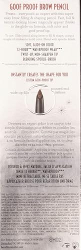 Benefit Goof Proof Brow Pencil No.2 Light 0.01 Ounce, Medium, 1 Count