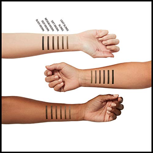 Maybelline TattooStudio Waterproof Eyebrow Pencil, Sharpenable, Longwear, Long Lasting Eyebrow Pencil, Defined Brows, Pigment Brow Pencil, Medium Brown, 1 Count