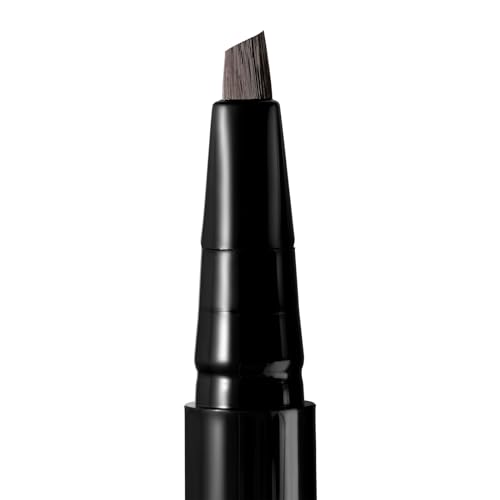 Arches & Halos Angled Bristle Tip Waterproof Brow Pen - Water Based And Smudge Proof - Fills In Sparse Eyebrows And Gives Fuller Effect - Covers Scars Or Overplucked Brows - Mocha Blonde - 0.051 Oz