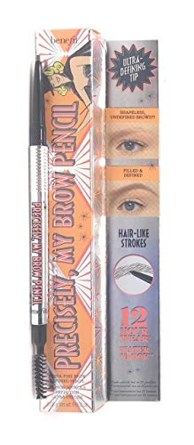 Benefit Precisely My Brow Pencil Ultra Fine Brow Defining Pencil, 3 - Warm light brown, 1 Count