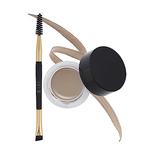 Milani Stay Put Brow Color - Natural Taupe (0.09 Ounce) Vegan, Cruelty-Free Eyebrow Color that Fills and Shapes Brows…