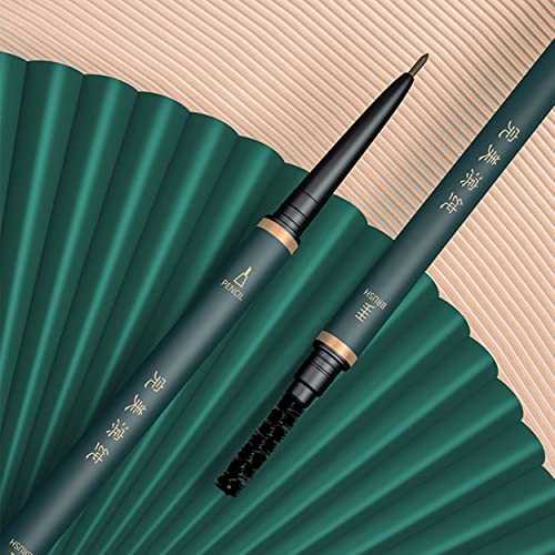 Thin Eyebrow Pencil,3 PCS Professional Waterproof Makeup Micro Brow Pencil,Brow Kit with Eyebrow Brush and Razor,Ultra-Fine Mechanical Pencil