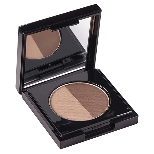 Arches & Halos Brow Shaping Set - Dual Ended Brush With Luxury Brow Powder In Mocha Blonde - Define, Brush And Blend Brows - Easily Fill, Sculpt Full Eyebrows - Vegan, Cruelty Free Makeup - 2 Pc