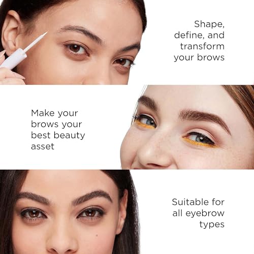 Arches & Halos Brow Shaping Set - Dual Ended Brush With Luxury Brow Powder In Mocha Blonde - Define, Brush And Blend Brows - Easily Fill, Sculpt Full Eyebrows - Vegan, Cruelty Free Makeup - 2 Pc