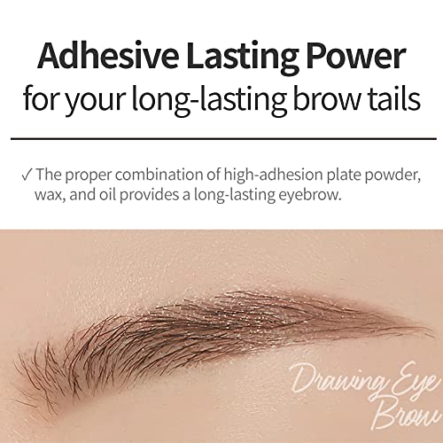 ETUDE Drawing Eye Brow #6 Ash Brown 21AD | Long Lasting Eyebrow Pencil for Soft Textured Natural Daily Look Eyebrow Makeup | K-beauty