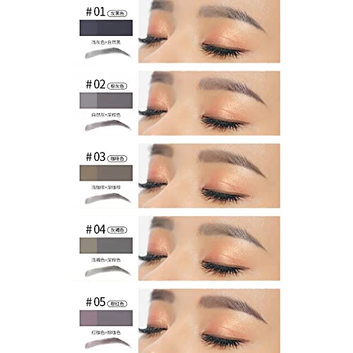 SNOVO Professional eyebrow Palette Eyebrow makeup is available in 5 colors (04# Taupe)