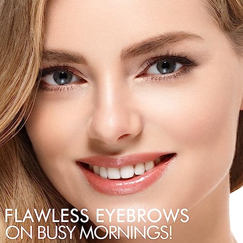 iMethod Eyebrow Stamp and Eyebrow Stencil Kit - Eye Brow Stamping Kit, Brow Stamp Kit, Brow Stencil and Stamp Kit, Brow Trio Eyebrow Kit, Perfect Bushy Eyebrows, Blonde