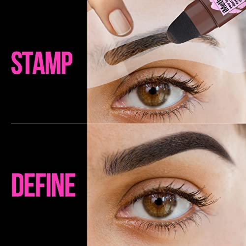 iMethod Eyebrow Stamp and Eyebrow Stencil Kit - Eyebrow Stamp and Shaping Kit for Perfect Brow, Eye Brow Shaping Kit, Long-lasting, Light Brown