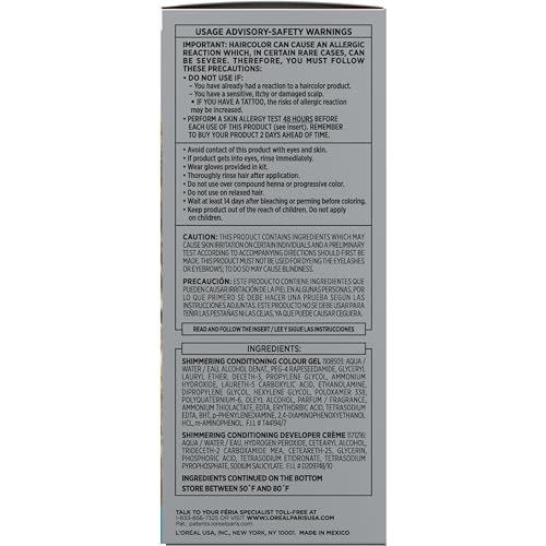 L'Oreal Paris Feria Multi-Faceted Shimmering Permanent Hair Color, 100 Pure Diamond (Very Light Natural Blonde), Pack of 1, Hair Dye