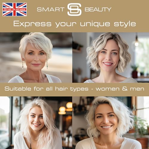 Smart Beauty Platinum Blonde Hair Dye Permanent, with Plex Anti-Breakage Technology that Protects Rebuilds Restores Hair Structure, Permanent Hair Colour, Bleach Hair Dye, Vegan, Cruelty Free