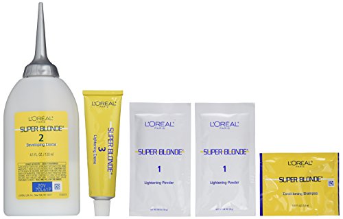 L'Oreal Paris Super Blonde Creme Lightening Kit, 200 Bleach Blonde