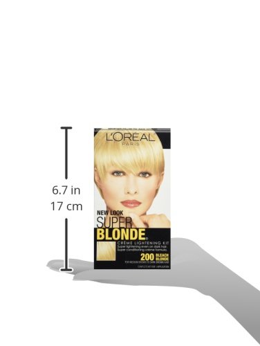 L'Oreal Paris Super Blonde Creme Lightening Kit, 200 Bleach Blonde