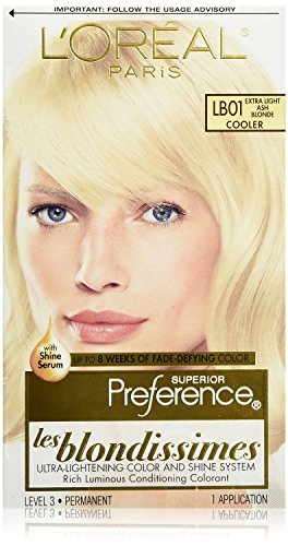 Pref Exlit Ash Bld Lb-01 Size Ea L'Oreal Preference Les Blondissimes Hair Color Extra Light Ash Blonde #Lb01