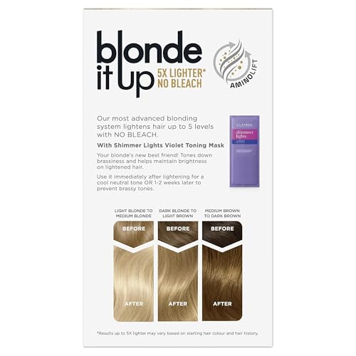 Clairol Blonde It Up Permanent Hair Dye, Platinum Blonde Hair Color, Pack of 1