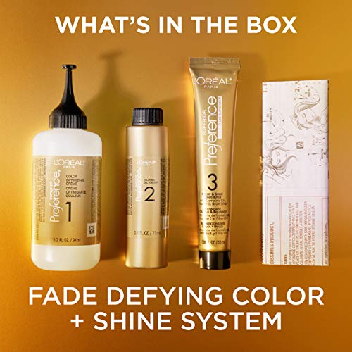 L'Oreal Paris Superior Preference Fade-Defying Color + Shine System, 8RG Rose Gold Blonde(Packaging May Vary)