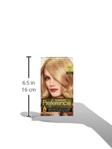 L'Oreal Paris Superior Preference Fade-Defying Color + Shine System, 8RG Rose Gold Blonde(Packaging May Vary)